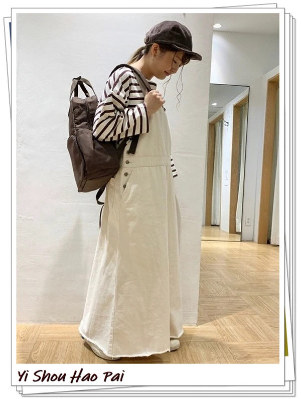 浅米色帆布背包经典休闲轻熟女人，时髦米色外套吸引目光 帆布背包 时髦 第16张