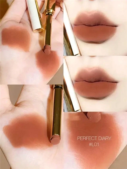 平价但不平庸的口红，完美日记小细跟01又纯又欲，04复古显白 口红 第4张