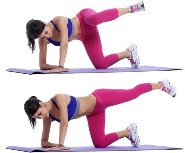 桥式是练臀部公认有感的运动，蚌式开腿对假胯宽更是有效 桥式 练臀部 第5张