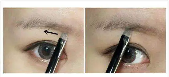 国字脸画什么眉毛好看，适合国字脸眉形分享 国字脸 国字脸眉毛 国字脸适合画什么眉形图片 美妆 第3张