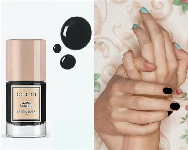 GUCCI宝宝蓝修容饼的搭配建议，秀色在握指甲油相当滑顺饱和 GUCCI 指甲油 第6张