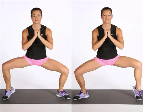 深蹲对于下半身线条很有帮助，宽距深蹲可加强大腿内侧伸展 深蹲 线条 第8张