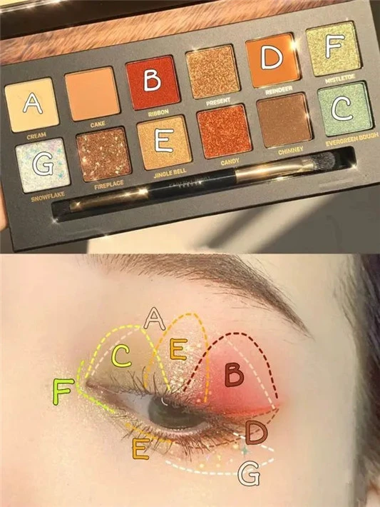 众人期待的圣诞节马上来临，脱单约会的妆容教程，请注意查收 圣诞节 美妆 第7张