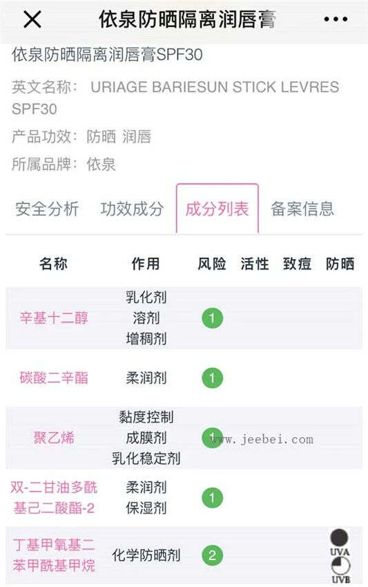 依泉防晒润唇膏怎么样，依泉防晒润唇膏孕妇可以用吗 依泉 防晒 唇膏 第2张