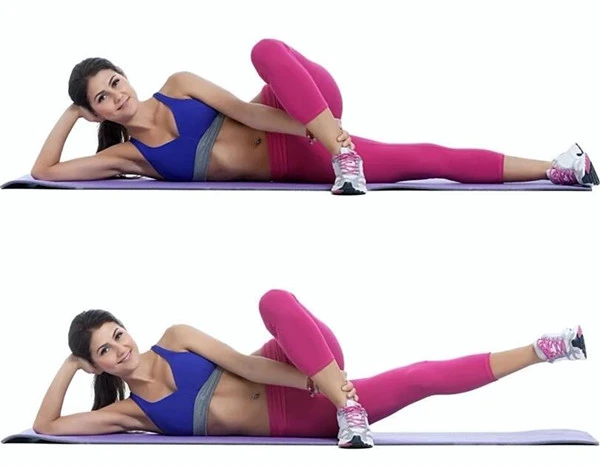 桥式是练臀部公认有感的运动，蚌式开腿对假胯宽更是有效 桥式 练臀部 第4张