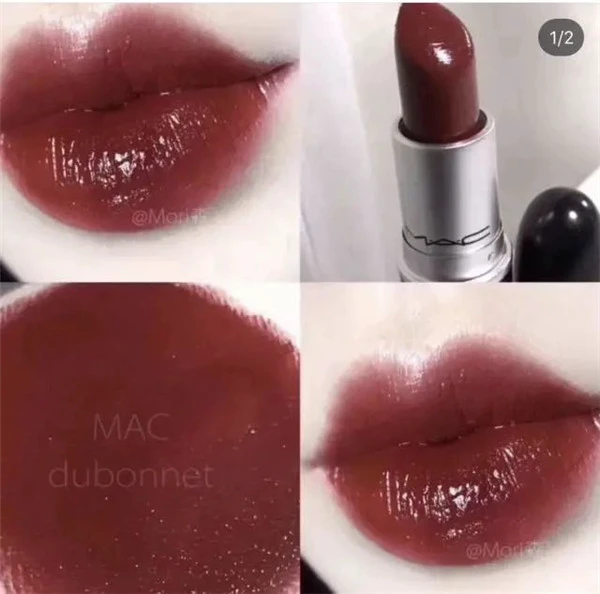 香奈儿58号和魅可Mac牛血色试色，其实这两个颜色不一样 香奈儿 58号 魅可 Mac 牛血色 第4张