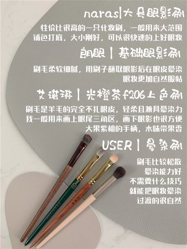 扁平刷头小面积遮瑕，圆头遮瑕刷适合遮黑眼圈 遮瑕刷 扁平 第5张