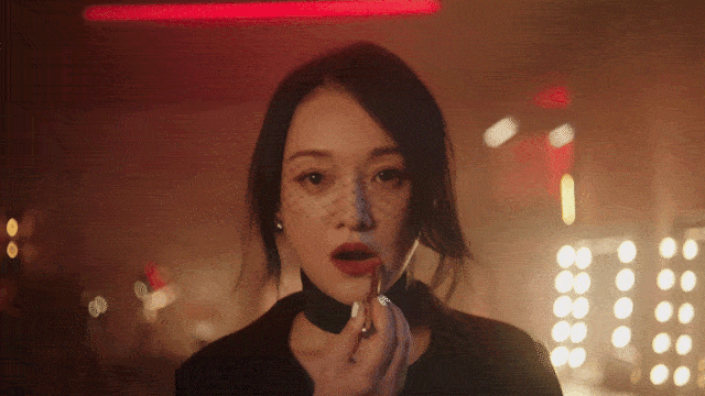 浆果色妆容精致又高级，豆沙色口红清冷淡雅 浆果色 豆沙色 第11张