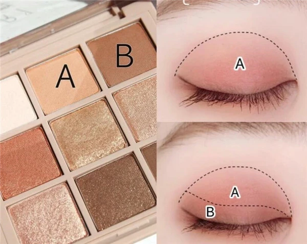 超简单眼影配色方法零基础也可以画出，常见的眼影配色分类 眼影 配色 第5张