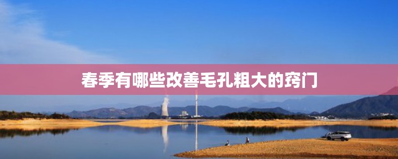 春季有哪些改善毛孔粗大的窍门