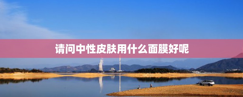 请问中性皮肤用什么面膜好呢