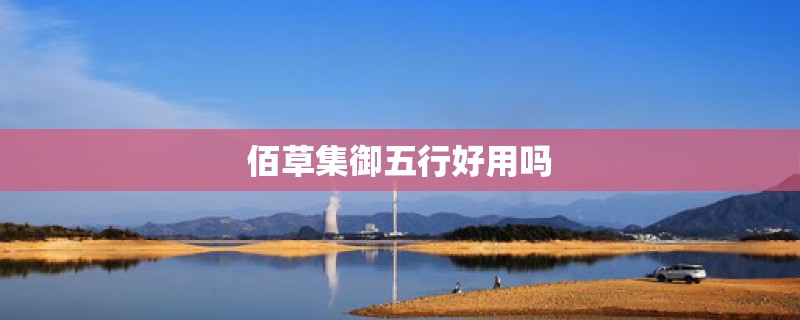 佰草集御五行好用吗
