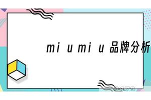 miumiu品牌分析