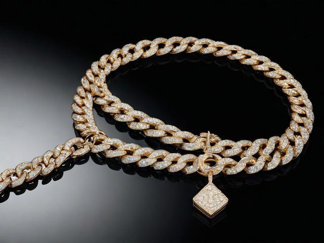 宝格丽慈善款项链高清细节图，至美善行闪耀人间